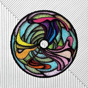 Graphics, Acrylic painting - Aura