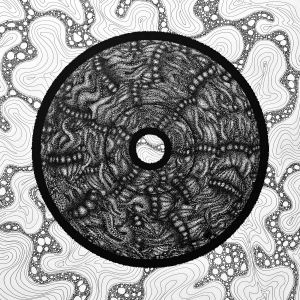 Graphics, Interior - Depressive Black and white painting with jellyfish Record