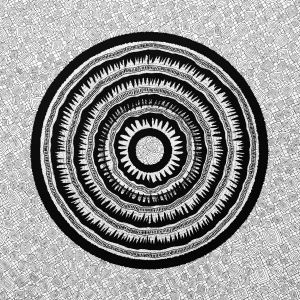 Graphics, Interior - Angry Black and white graphics with a pattern