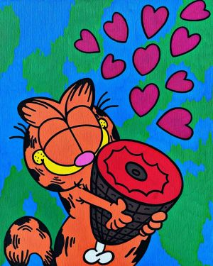 Graphics, Interior - Garfield and bacon