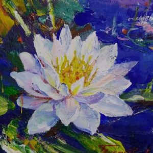 Painting, Still life - Lotus