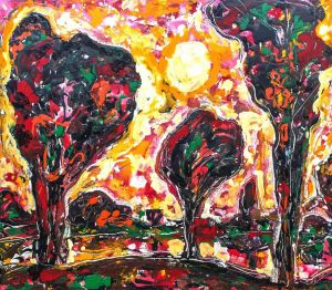 Painting, Landscape - Wind of Change