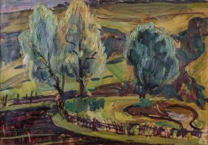 Painting, Landscape - Autumn Gold
