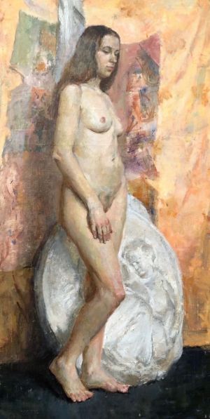 Painting, Nude (nudity) - Naked lady