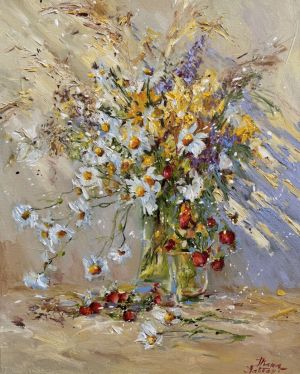 Painting, Still life - Mattina d&#039;estate