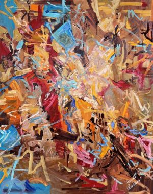 Painting, Plot-themed genre - Jazz-Party