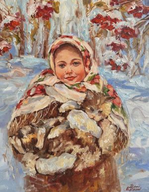 Painting, Portrait - Winter