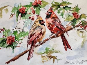 Painting, Impressionism - Christmas