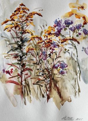 Painting, Impressionism - Summer Flowers. N 1