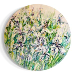 Painting, Landscape - White Irises