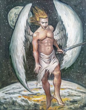 Painting, Religious genre - Archangel Michael