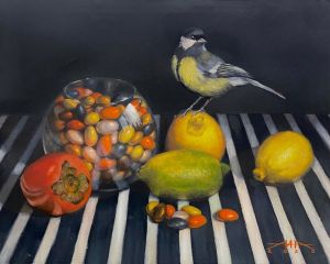 Painting, Still life - Sweets-2