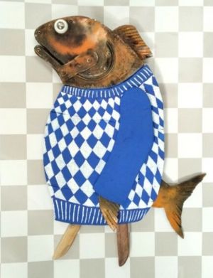 Sculpture, Allegory - Fish aunt Motya