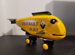 Sculpture, Allegory - Poisson - Roller Renault 80