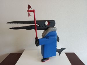 Sculpture, Allegory - Crocofish