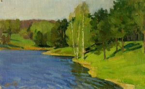 Painting, Landscape - The may.