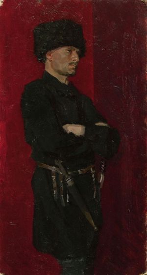 Painting, Portrait - The model .