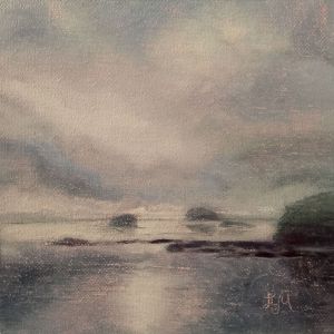 Painting, Seascape - Misty morning