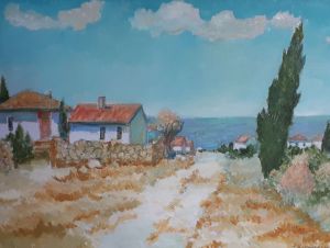 Painting, Landscape - Crimean motive
