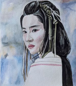 Graphics, Watercolor  - A gentle beauty