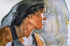 Graphics, Watercolor  - Determination