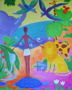 Painting, Animalistics - Ocean