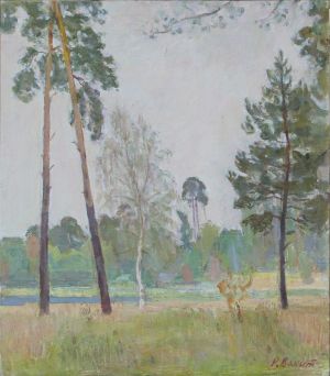 Painting, Landscape - Swan Lake