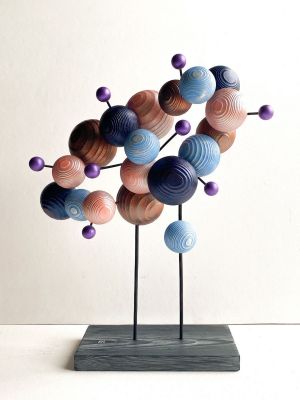 Sculpture, Easel - Spring Atoms