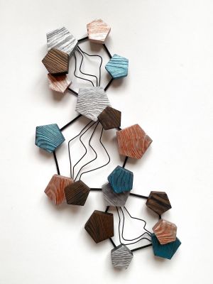 Sculpture, Genre sculpture - Turquoise Crystals