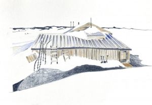 Graphics, Minimalism - The polar station