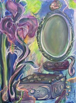 Painting, Still life - The magic box