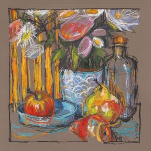 Graphics, Expressionism - Autumn Still Life