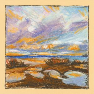 Graphics, Expressionism - Yellow Evening