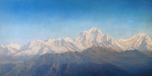 Painting, Landscape - Dhaulagiri