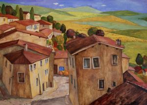 Painting, Minimalism - Montepulchano