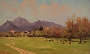 Painting, Landscape - Beshtau