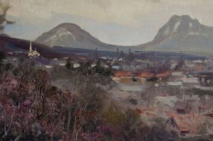 Painting, Landscape - Vid--na-goru--Beshtau